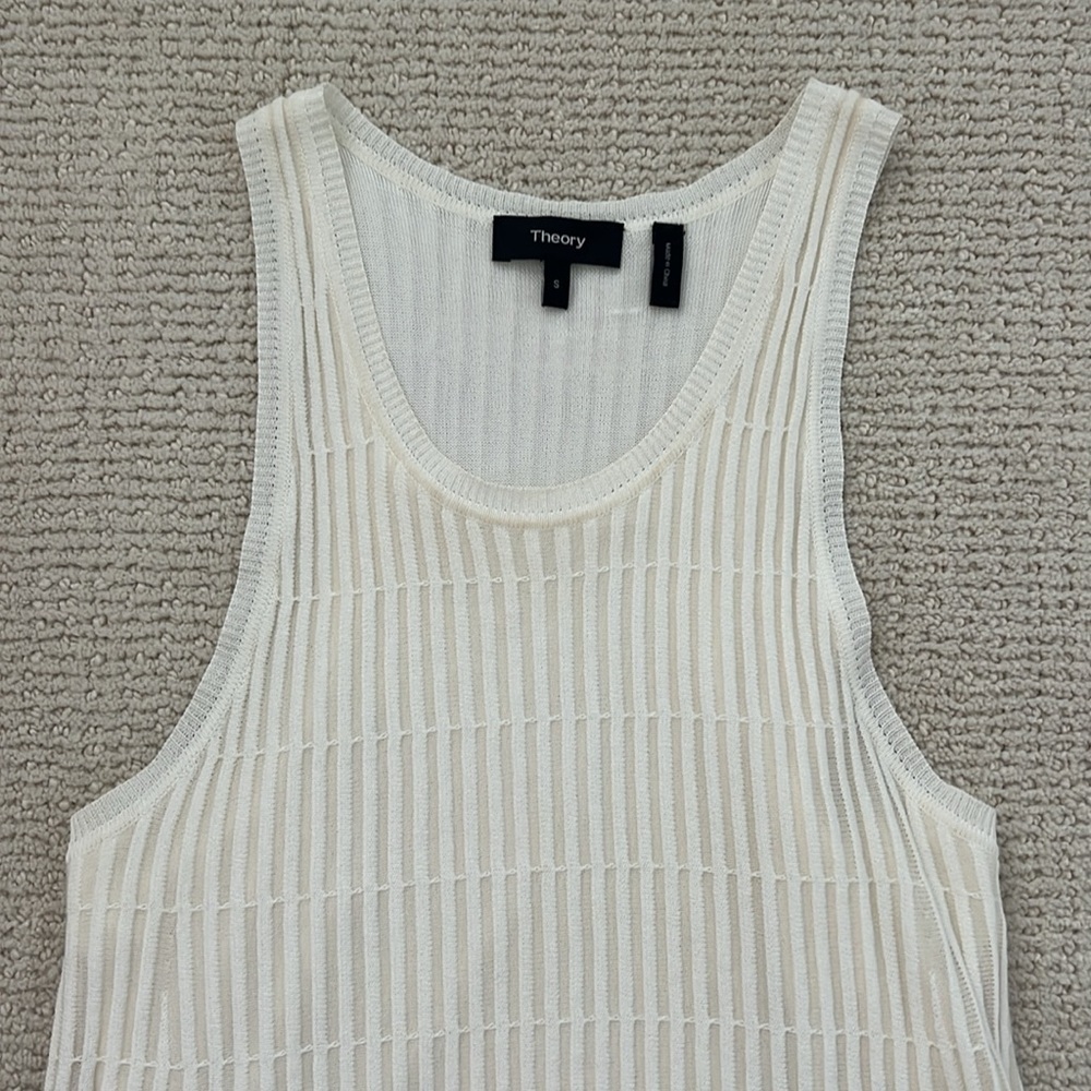 Theory Ottoman Knit Tank Dress - Picture 3 of 6